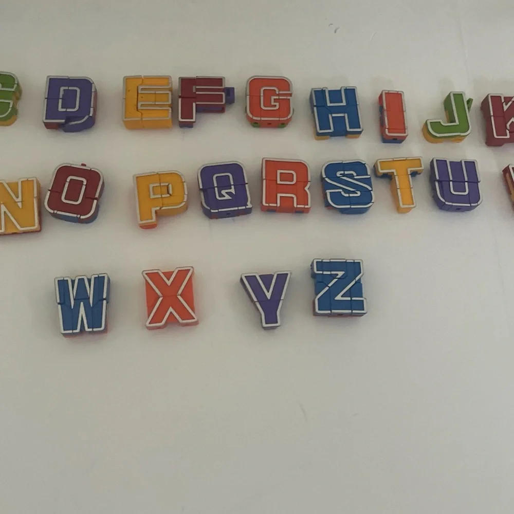 Alpha-Bots Letters Alphabet Robot Set Transformer Lakeshore Learning Vintage 26